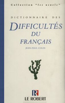 Imagem de DICTIONNAIRE DES DIFFICULTES DU FRANCAIS
