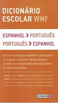 Imagem de DICIONARIO ESCOLAR WMF - ESPANHOL/PORTUGUES - PORTUGUES/ESPANHOL