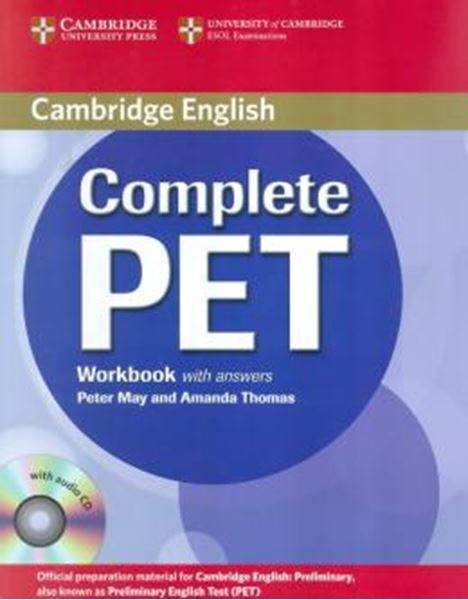 Picture of COMPLETE PET WORKBOOK WITH ANSWERS AND AUDIO CD