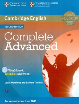 Imagem de COMPLETE ADVANCED WORKBOOK WITHOUT ANSWERS WITH AUDIO CD