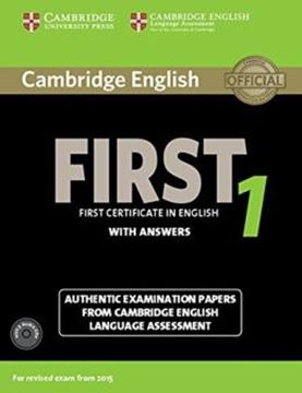Imagem de CAMBRIDGE ENGLISH FIRST 1 STUDENT´S BOOK WITH ANSWERS AND AUDIO CD