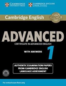 Imagem de CAMBRIDGE ENGLISH ADVANCED 1 STUDENT´S BOOK  WITH ANSWERS AND AUDIO CDS