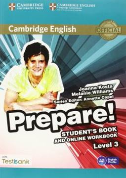 Imagem de CAMBRIDGE ENGLISH PREPARE! 3 STUDENT´S BOOK WITH ONLINE WORKBOOK - 1ST ED
