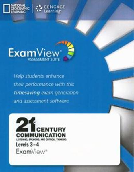 Picture of 21ST CENTURY COMMUNICATION 3 E 4 LISTENING, SPEAKING AND CRITICAL THINKING ASSESSMENT CDROM WITH EXAMVIEW 