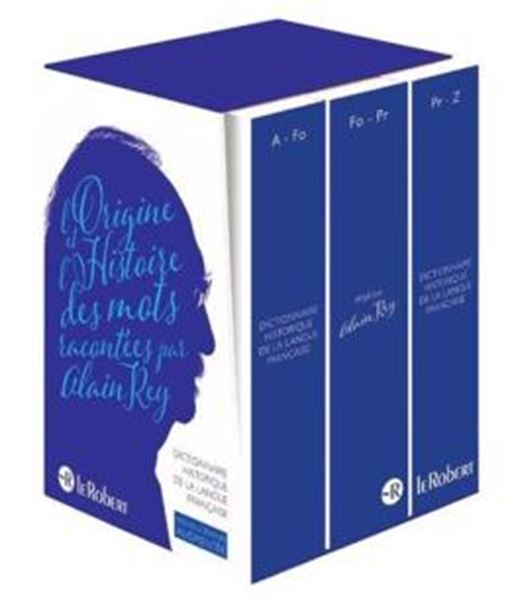 Picture of DICTIONNAIRE HISTORIQUE DE LA LANGUE FRANCAISE - COFFRET 3 VOLUMES - NOUVELLE EDITION AUGMENTEE