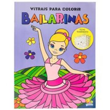 Imagem de VITRAIS PARA COLORIR - BAILARINAS