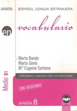 Imagem de VOCABULARIO - NIVEL MEDIO B1 CON SOLUCIONES (2021)- 3ª ED